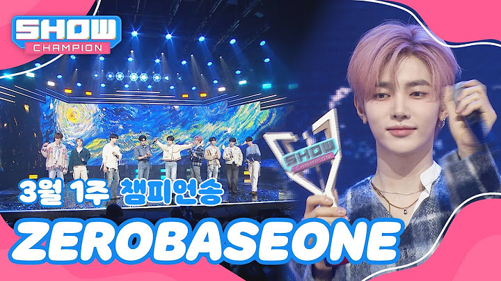 [쇼챔 1위] 3월 1주 챔피언송 ＜ZEROBASEONE - BLUE＞ 앵콜 Full ver. l Show Champion l EP.545 l 250305