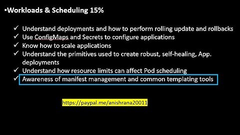 CKA Exam | workload & Scheduling