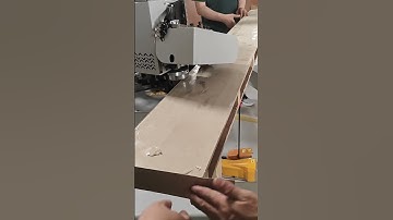 2.44m slab, 60mm thick. Pressure-free edge sealing. Curved edge sealing machine manufacturer