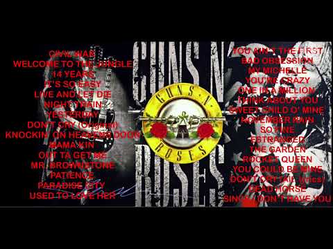 Guns N Roses Greatest Hits Hq