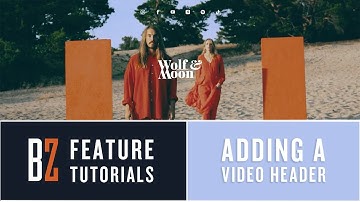 How to Add a Video Header to Your Music Website
