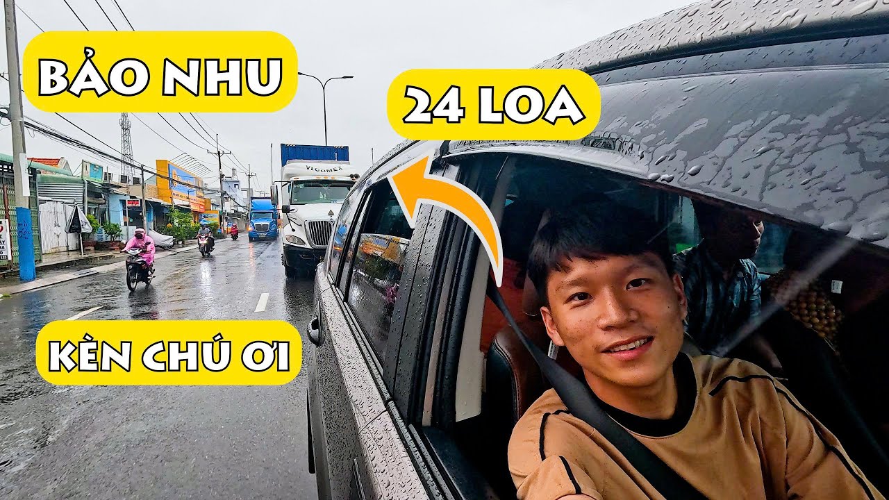 Siêu Báo | Gặp Xe Container Đầu Kéo Khủng , 24 Loa Basuri Gác Nóc!