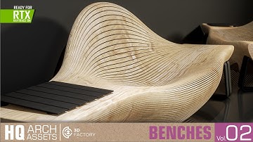 UE4 Benches HQ Assets Vol. 2