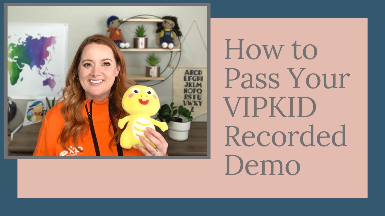 How to Pass Your VIPKID Recorded Demo - Me, Myself, and I - YouTube