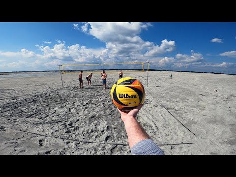 Видео: Волейбол от первого лица 🇷🇺 | BEACH VOLLEYBALL FIRST PERSON | DESERT GAME | 128 episode