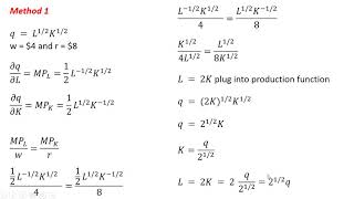 How to Derive LTC and LAC: Two Methods
