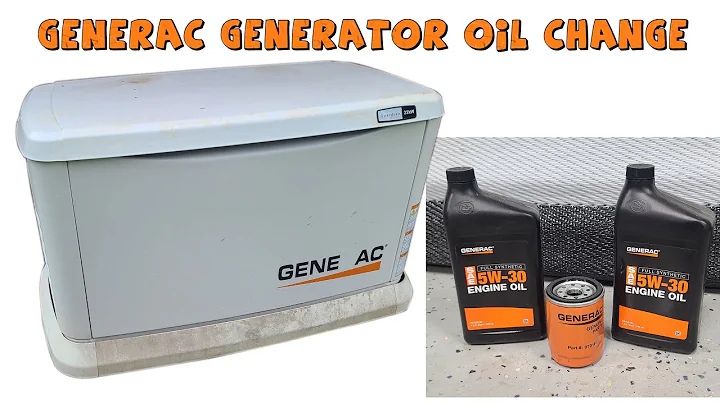 Simple Steps to Change the Oil in Your 22KW Generac Generator