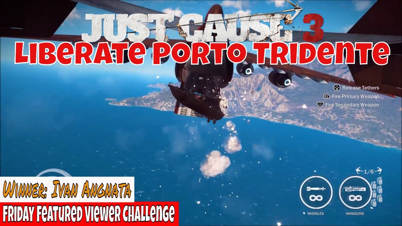 no swearing challenge with dad Just Cause 3 Friday Featured Viewer Challenge