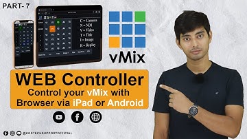 vMix Web Control : Control your vMix with Phone Browser | KGS Tech Support | Hindi Tutorial Part 7