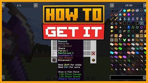 🟨 HOW to HAVE the BEST SWORD/TOOL with the MOST DAMAGE - TINKER