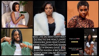 видео: Прямой эфир MIDE в день рождения Деде пошел наперекосяк, так как она отреагировала на дрэгов/Боль... картинка: Прямой эфир MIDE в день рождения Деде пошел наперекосяк, так как она отреагировала на дрэгов/Боль...