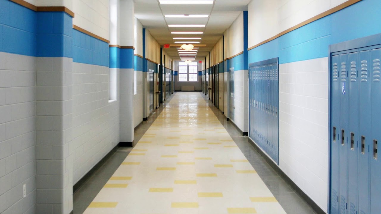 lady gaga poker face but you're in an empty school hall