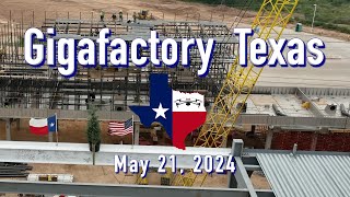 &quot;Topping Out Tree&quot;  Tesla Gigafactory Texas  5/21/2024  9:42AM