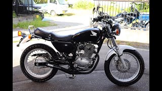 HONDA CB223Sレトロステージ手曲げマフラー　2020年製 CB223S カスタム レトロステージ手曲げマフラー - nakazawa