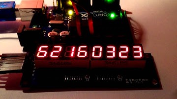 Control 8 x 7 Segment Display (3461BS) with an Arduino