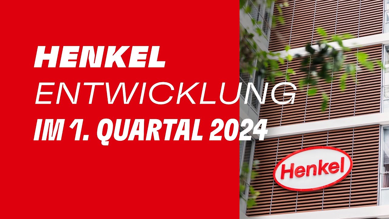 Henkel-Entwicklung Q1 2024: Videostatement Carsten Knobel