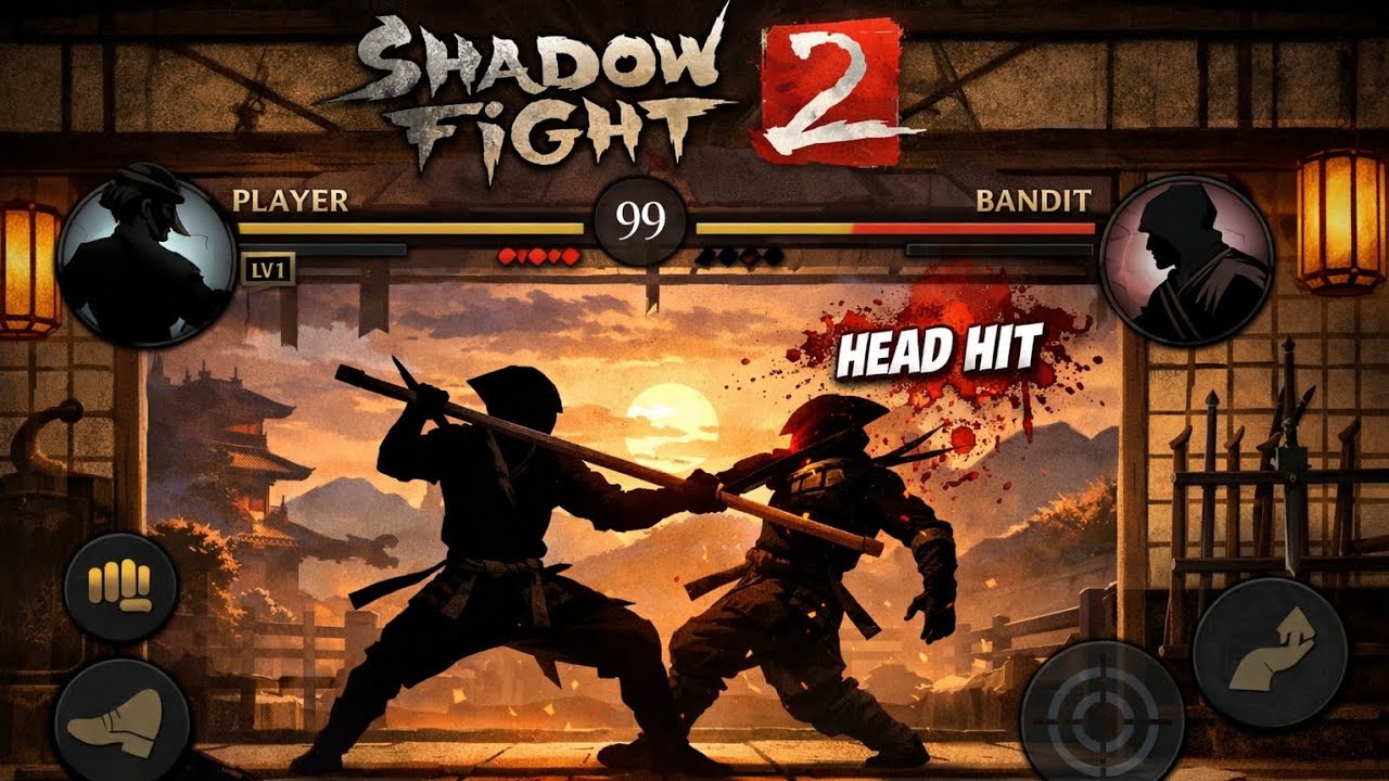 Playing shadow fight for first time Fighting with may💀🔥 inspiration 