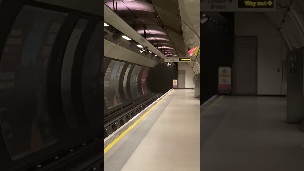 (4K) Northern Line 1995 Tube Stock| 51575+51576| Arriving at London Bridge with Spooky Sounds.