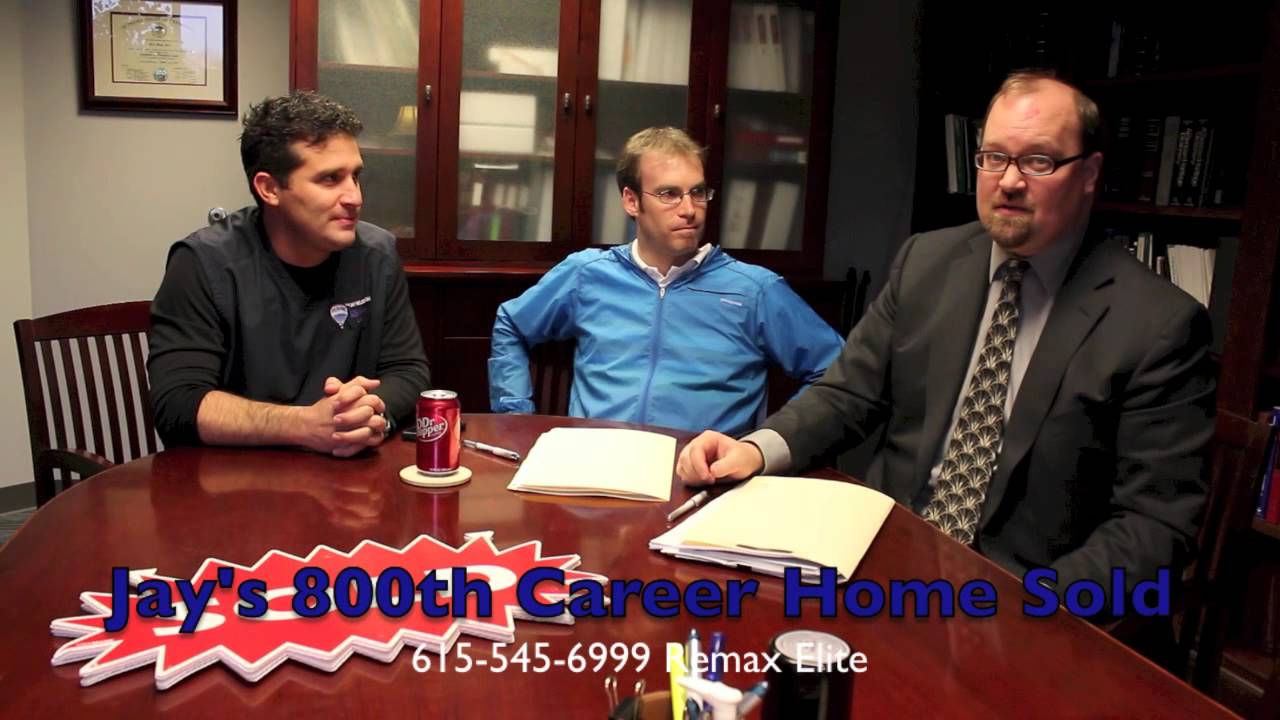 Jay Nelson Realtor Remax Elite 800th Career Home Closing Nashville Tn
