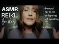 Asmr reiki healing for sleep to ease anxiety  stress at bedtime binaural whispers  soft speaking