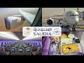 SAUDIA 787-9 Dreamliner Riyadh to Dubai الخطوط السعودية دريملاينر من الرياض إلى دبي