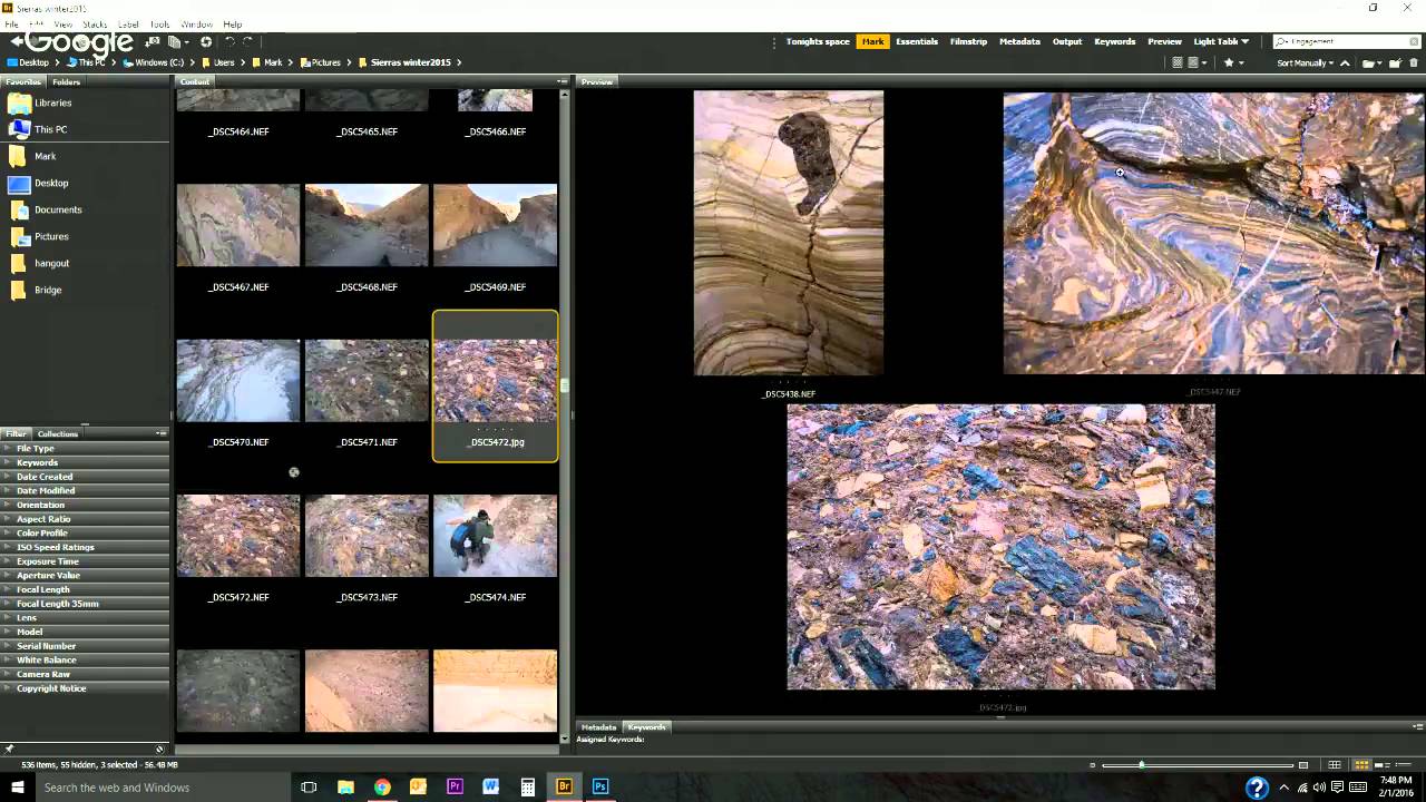 Photoshop basics lesson 1 by the Lighting Asylum - Adobe Bridge