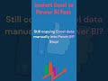 Import Excel to Power BI Fast