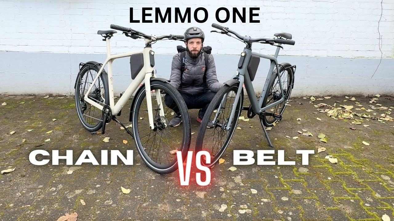 LEMMO ONE Chain VS Belt Urban EBikes im Vergleich Kette oder