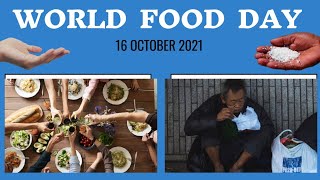 World Food Day | 16 October World Food Day | 16 October