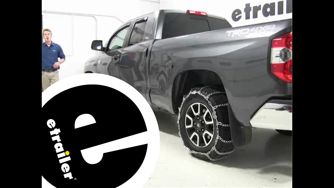 etrailer | Best 2014 Toyota Tundra Tire Chain Options - YouTube