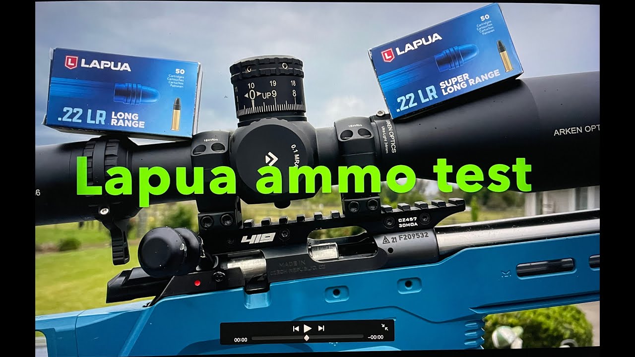 CZ lapua ammo test - YouTube