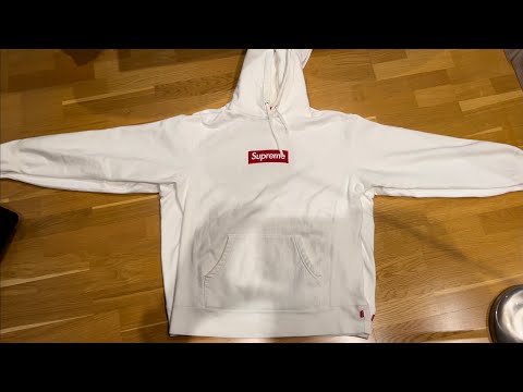 Supreme Box Logo Hooded Sweatshirt (FW21) White