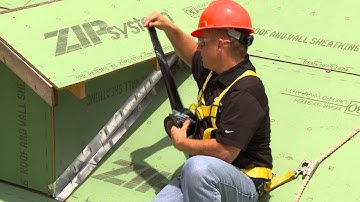 Integrating ZIP System Tape with Rigid Metal Flashing | ZIP System roof sheathing
