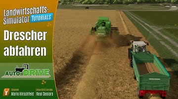 LS22 Tutorials: 🚜 Auto Drive - Drescher Abfahren - Grundlagen für Anfänger mit AutoDrive