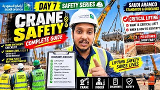 DAY 7 SAFETY SERIES CLASS (Complete video about Crane with SAUDI ARAMCO standard) Rigger Level 1,2,3