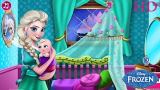 ♥ Disney Frozen Games Elsa Baby Room Decoration Frozen Games For Girls Video ♥ screenshot 4