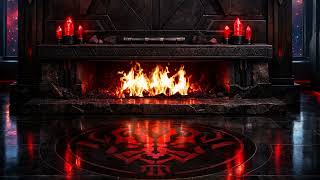Dark Side Fireplace 🔴🔥 | Darth Maul Fireplace Ambience