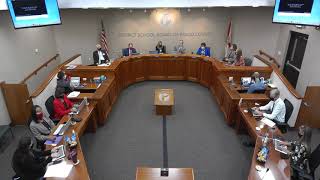 Pasco County School Board Meeting. November 3, 2020