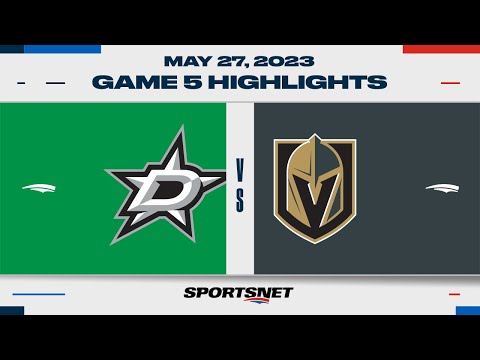 NHL Western Conference Final Game 5 Highlights | Stars vs. Golden Knights - May 27, 2023