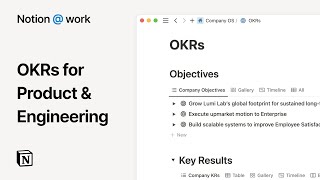 OKRs for Product & Engineering