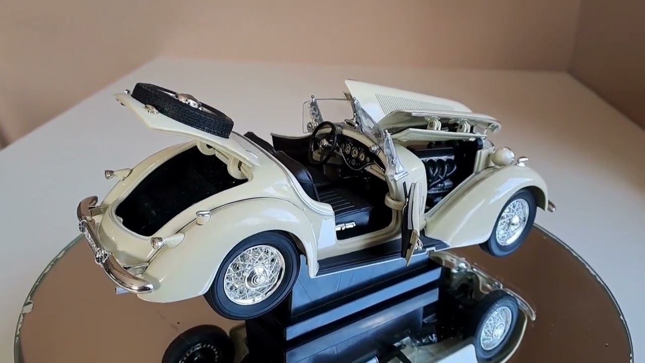 RICKO 1/18 WANDERER W25K ロードスター クラシックカー Audi Wanderer W25K Roadster 1936 car_models1.18 - YouTube