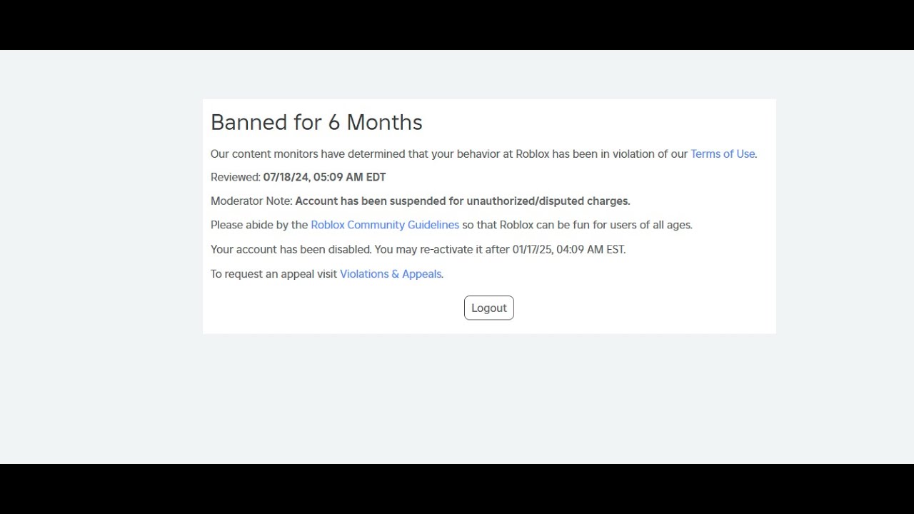 I got banned from roblox - YouTube