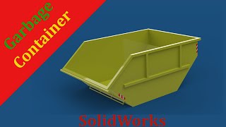 How to sketch a Garbage Container in SolidWorks [Como desenhar contentor de lixo no SolidWorks].