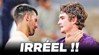 Djokovic VS. Fonseca : un des MATCHES de la DÉCENNIE !! 😲 (Débrief à Chaud)