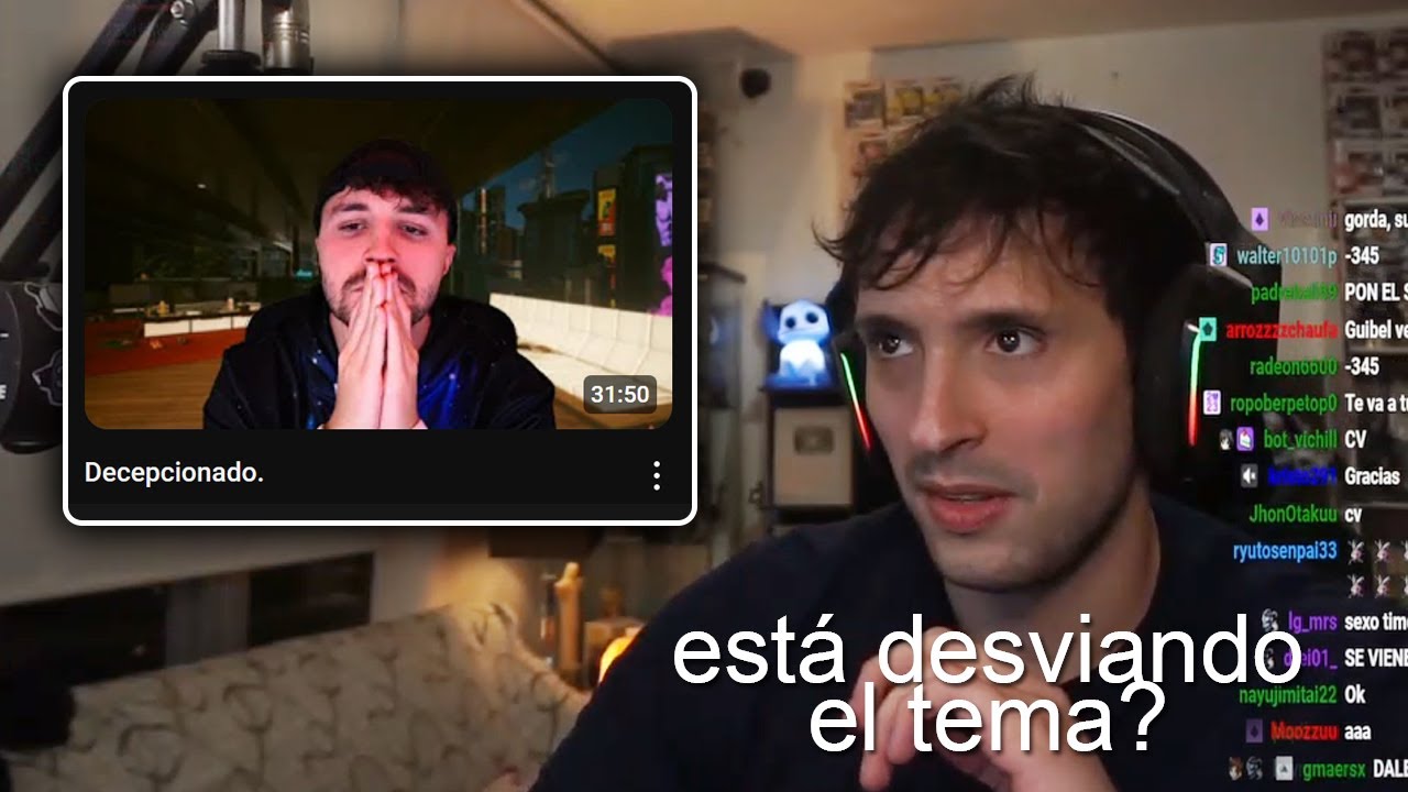 Guibel mira a Dalas haciéndose la V1CT1M4 y FUN4ND0 a sus seguidores