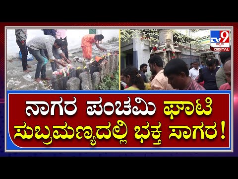 ವಿಶೇಷ ಹೂಗಳಿಂದ ನರಸಿಂಹ ಸಮೇತ ಸುಬ್ರಮಣ್ಯನಿಗೆ ಅಲಂಕಾರ | Tv9 Kannada