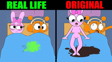 The Best TikToks of Incredibox Sprunki |💨Pinki farts really harder than Oren💩| REAL LIFE vs ORIGINAL