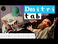 Action bronson  dmitri  guitar and bass tab  cover  lesson  tutorial