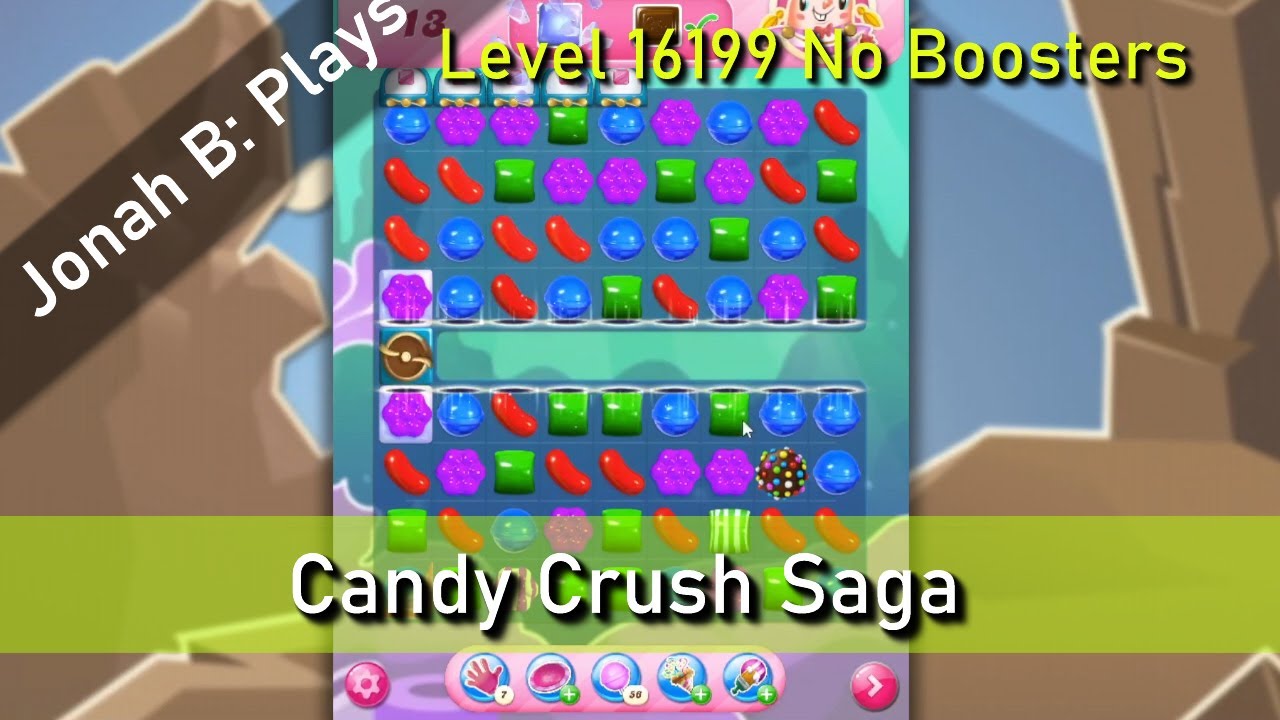 Candy Crush Saga Level 16199 No Boosters
