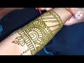 Easy simple navratri special stylish mehndi design  mehandi design for hands    